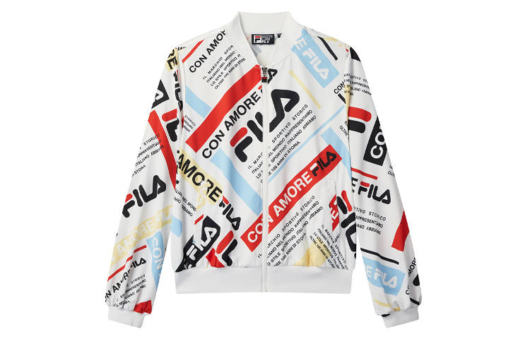 FILA Jackets Women's Multicolor Baseball Collar Moderate Other