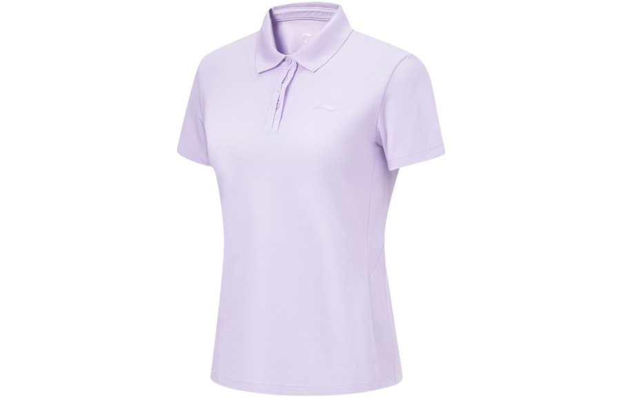Li-Ning Li Ning Fitness Series Polo Shirt Women's Light Elegance Purple