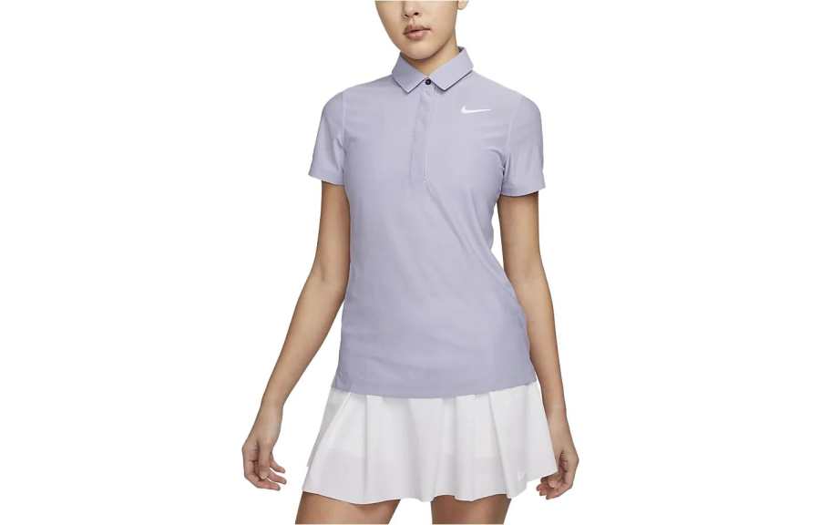 Nike Nike Polo Shirts Women's Oxygen Purple Polo Collar Moderate Straight Fit