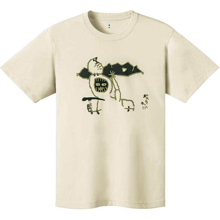 MONTBELL SS25 Quick Dry T Shirts Unisex Ivory White