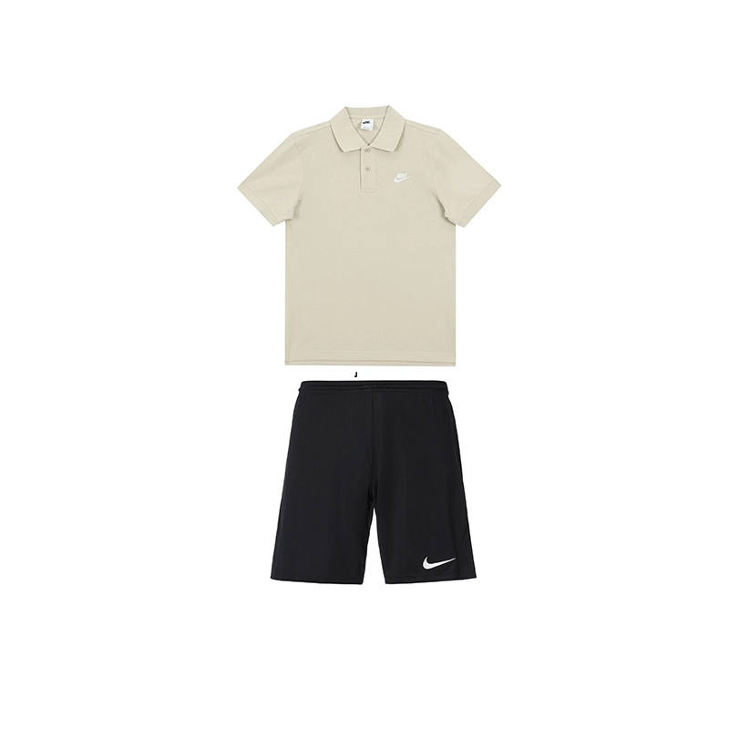 Nike Nike Sportswear Casual Sportswear Men's Rattan Yellow/Black Polo Collar Moderate