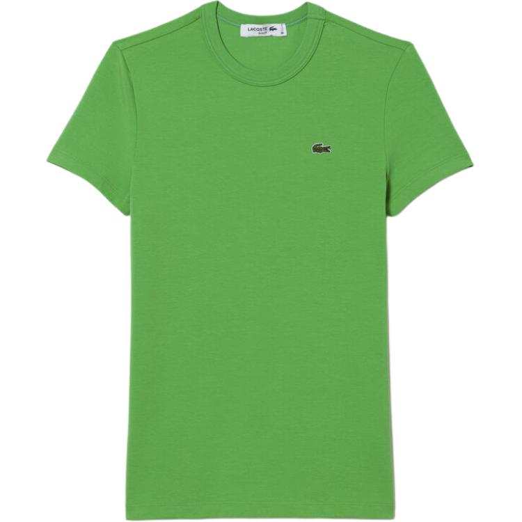 Lacoste logo-appliqué organic cotton T-shirt