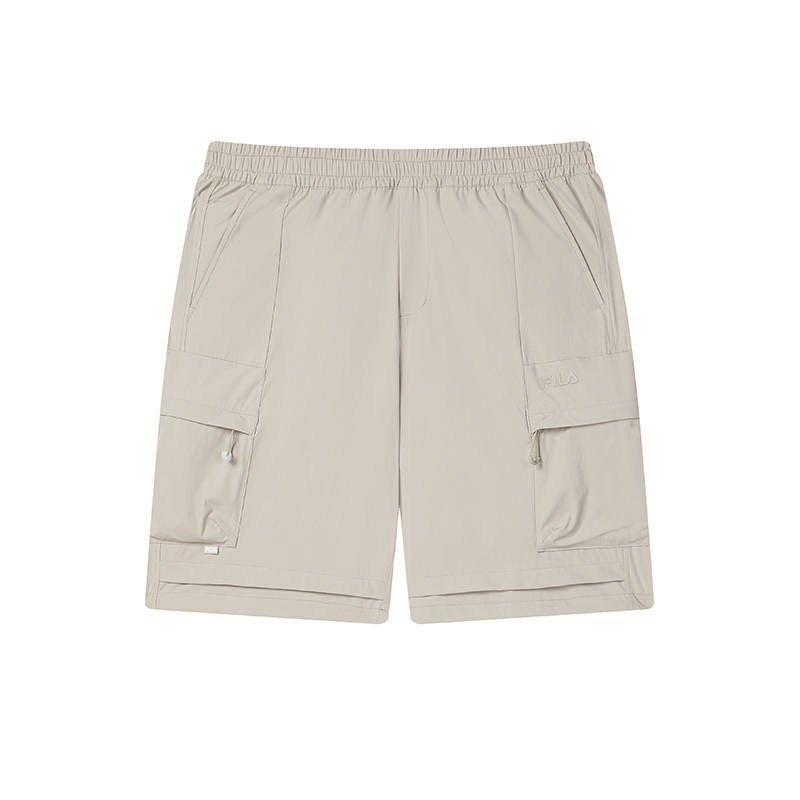 FILA ORIGINALE Casual Shorts Men's Shallow Beach Medium Khaki