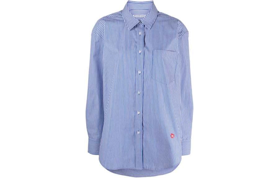 Alexander Wang Alexander Wang Logo Patch Boyfriend Shirt