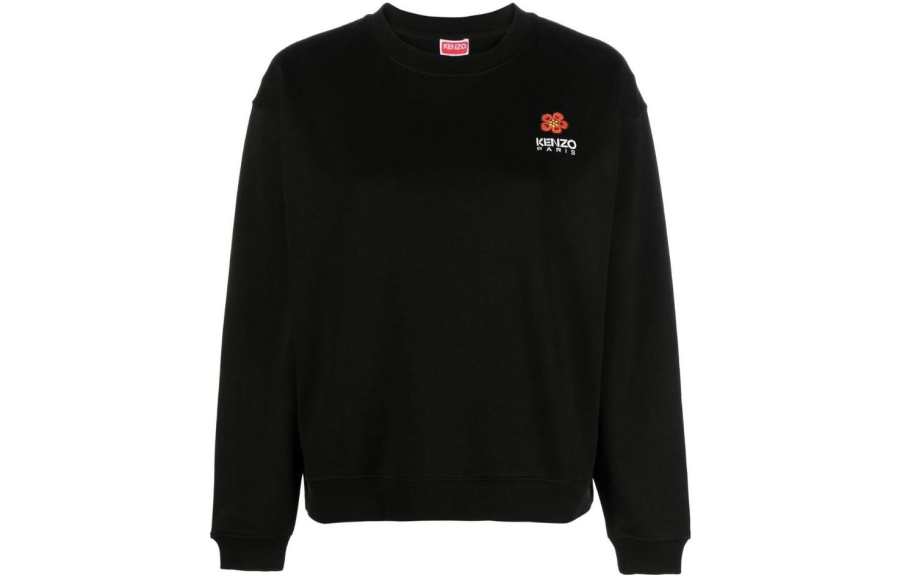 KENZO Kenzo Boke Flower-embroidered cotton sweatshirt