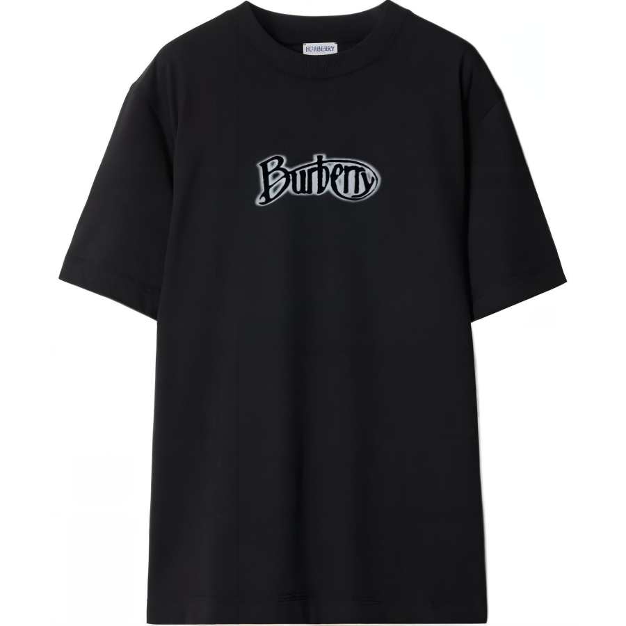 Burberry Logo Printed Crewneck T Shirt