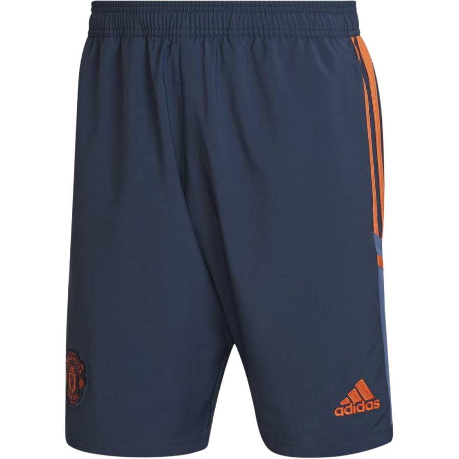 Adidas Adidas Manchester UnitedCONDIVO 22 Spodenki Downtime Soccer Bottom Men's Marine Blue