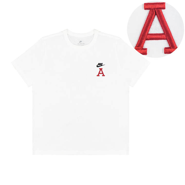 Nike Nike T Shirts Unisex White Crew Neck Moderate Straight Fit