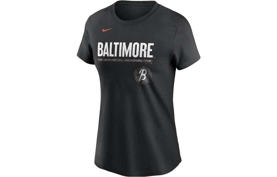 Nike Nike T Shirts Women's Black Crew Neck Moderate Straight Fit