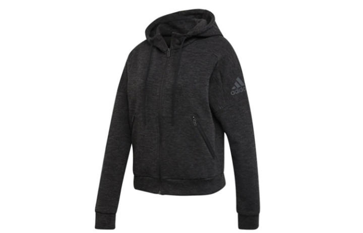 Adidas Adidas Jackets Women's Black Hooded Moderate Instructor
