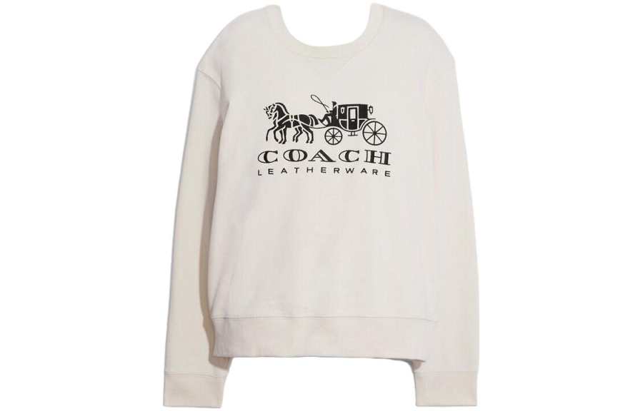 COACH COACH SS23 Sweatshirt Women's Ivory White