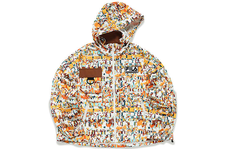 FILA FUSION X White Mountaineering FILA FUSION Hakusan L Collaboration Collection Jackets Women's Hooded Moderate Other