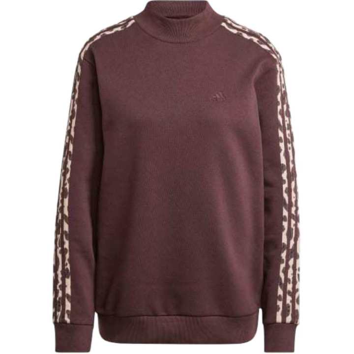 Adidas Adidas Free Shipping With AdiClub Essentials 3-Stripes Animal-Print Sweatshirt