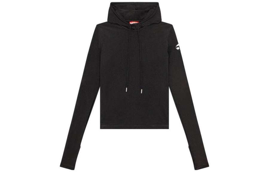 DIESEL Metal Hoodie 'Black'