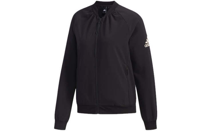 Adidas Adidas Jackets Women's Black Baseball Collar Moderate Pilot