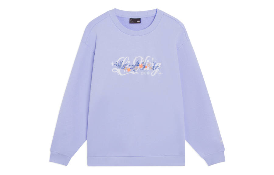 Li-Ning Li Ning Sports Trendy Collection Sweatshirt Women's Violet Blue Purple
