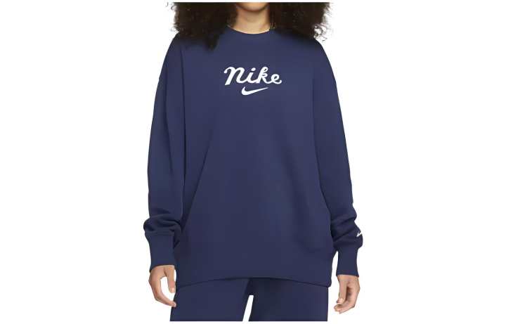 Nike Nike Sweatshirts Women's Blue Crew Neck Moderate Regular