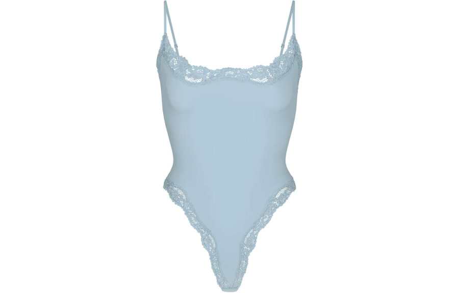Skims FITS EVERYBODY LACE CAMI BODYSUIT Jumpsuit Women's DENIM/Denim