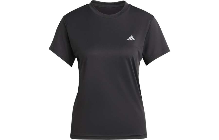 Adidas Adidas T Shirts Women's Black Crew Neck Moderate Straight Fit