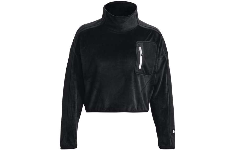 Under Armour Sweatshirts Women's Black Turtleneck Moderate Regular