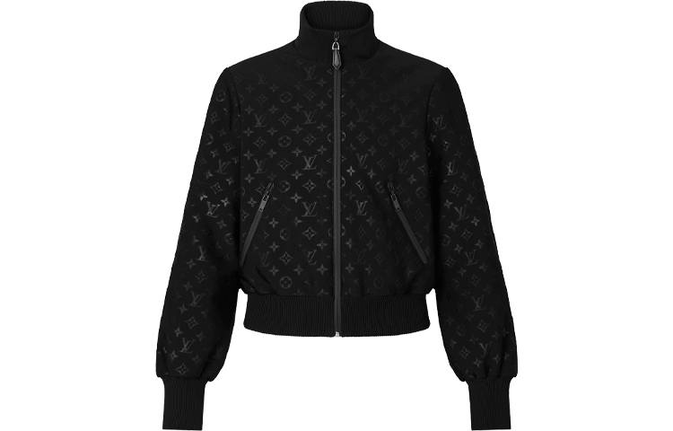 LOUIS VUITTON LOUIS VUITTON Pre Owned Logo jacquard Zip Jacket