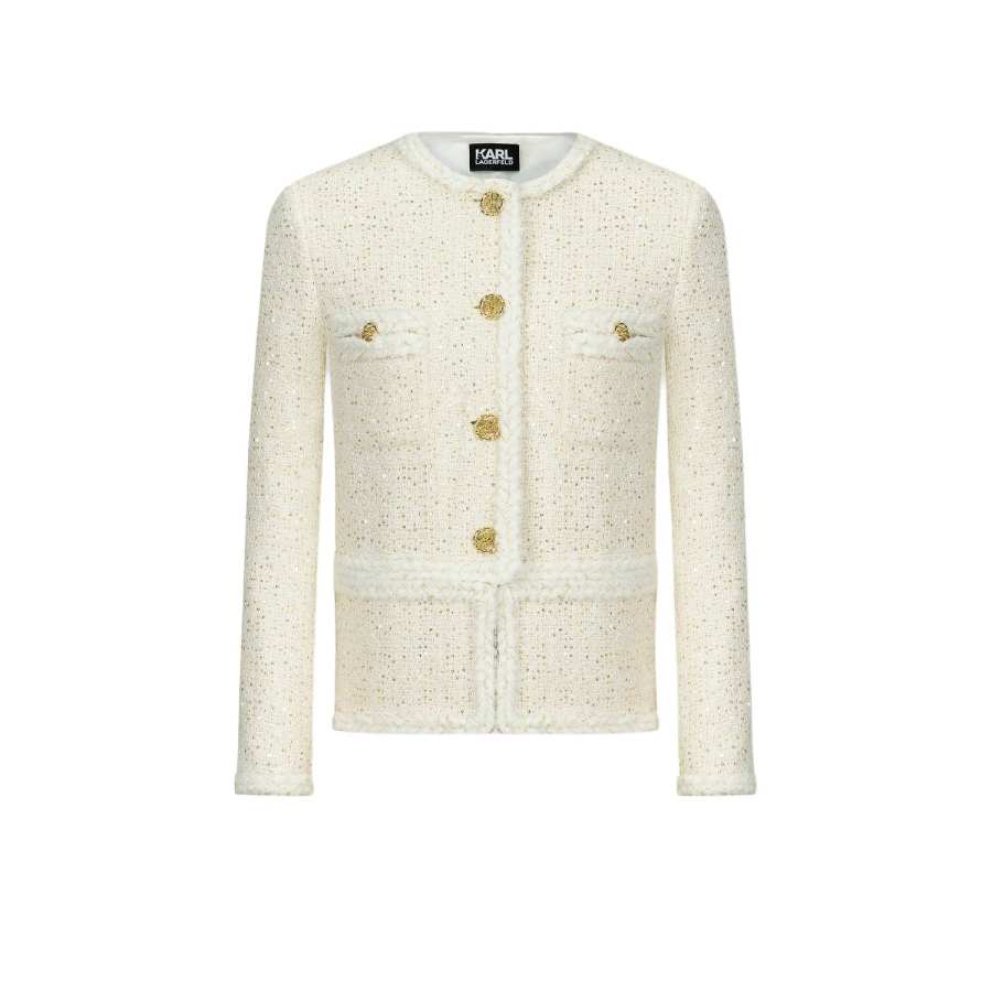 KARL LAGERFELD / Karl Lagerfeld Jeans Jackets & Coats Women's Ecru