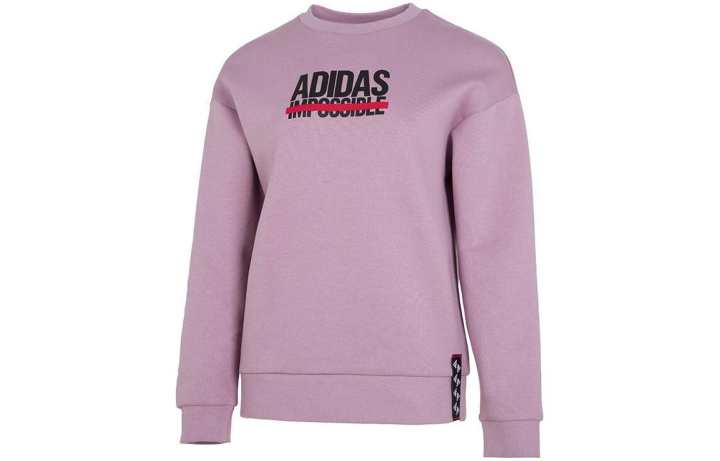 Adidas Adidas Sweatshirts Women's Purple Crew Neck Moderate Regular