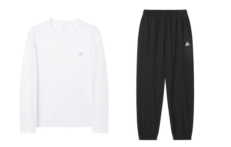 PEAK Casual Sportswear Unisex Crew Neck Moderate