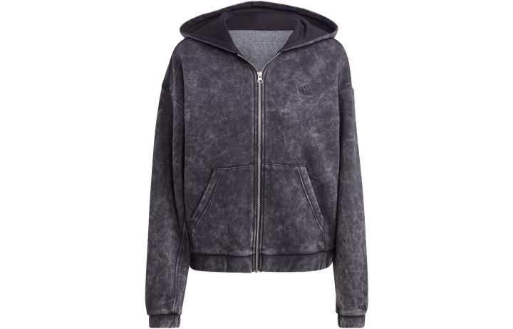 Adidas Adidas Sweatshirts Women's Black Hooded Thickened Regular