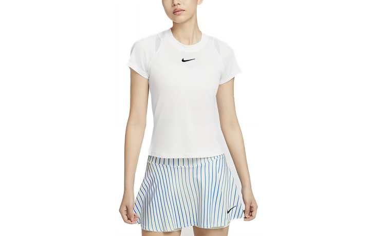 Nike Nike Court Advantage Dri-FIT Women's Quick-Dry Short-Sleeve Tennis Top White