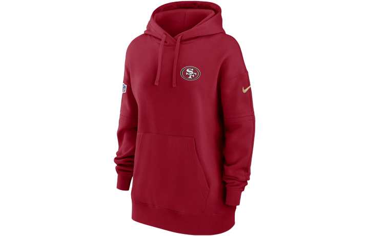 Nike Nike Sweatshirts Women's Red Hooded Moderate Regular