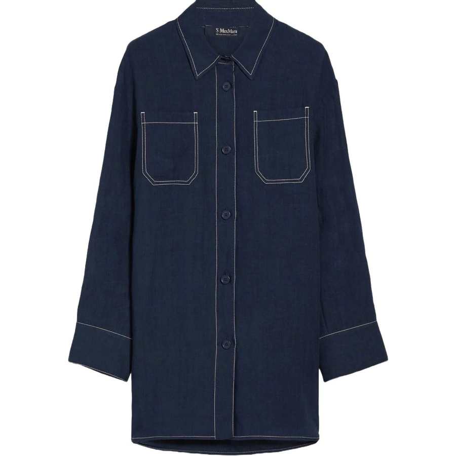 'S MAX MARA 'S MAX MARA Buttoned Long Sleeved Top