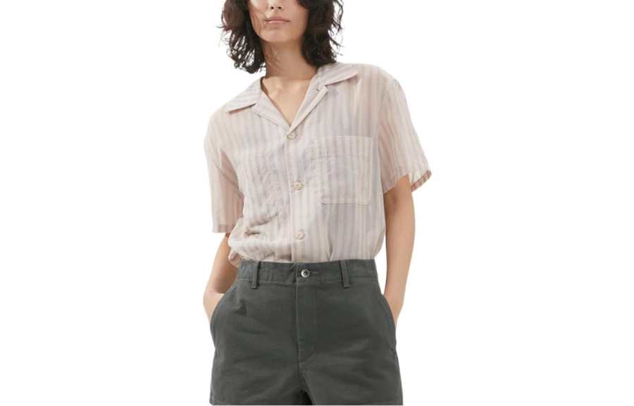 UNIQLO Shirt Women's Pastel Pink