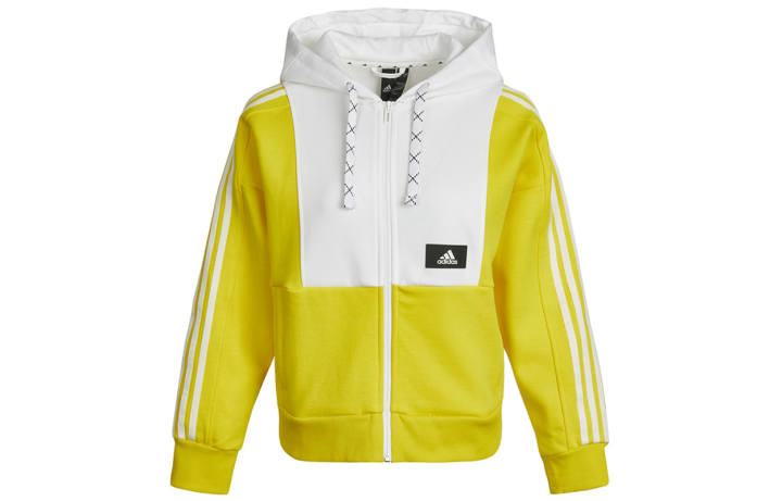 Adidas adidas Women's Str Jkt Knit Track Jacket Yellow