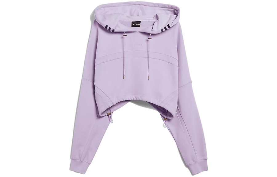 Adidas Adidas Ivy Park Hooded Shrug Purple Glow