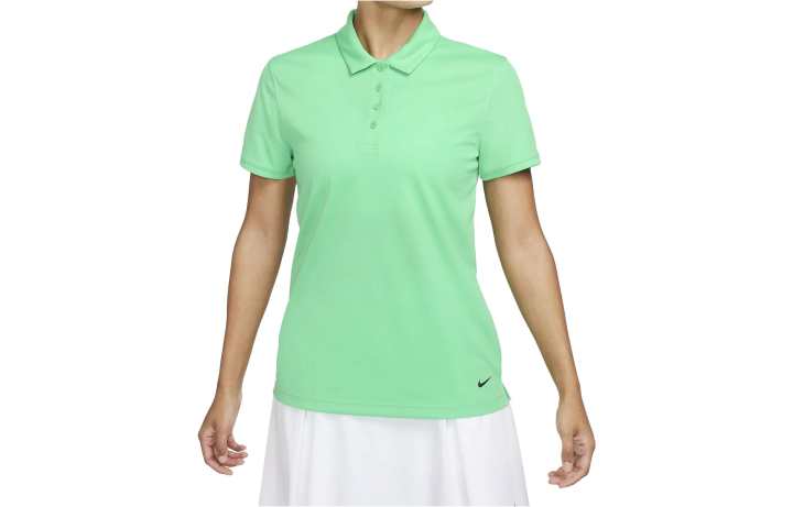 Nike Nike Dri Fit Polo Shirts Women's Spring Green Polo Collar Moderate Straight Fit