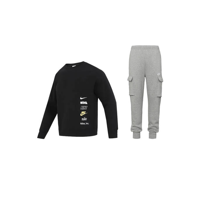 Nike Nike Sweatshirt Sets Men's Crew Neck Thickened