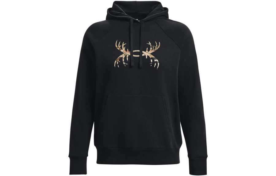 Under Armour Rival Sweatshirts Women's Black Hooded Thickened Regular