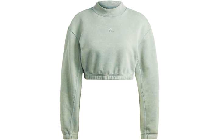 Adidas Adidas Sweatshirts Women's Green Half Turtleneck Moderate Other