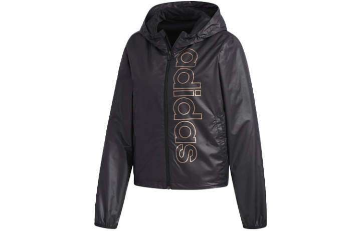 Adidas Adidas Jackets Women's Black Hooded Moderate Other
