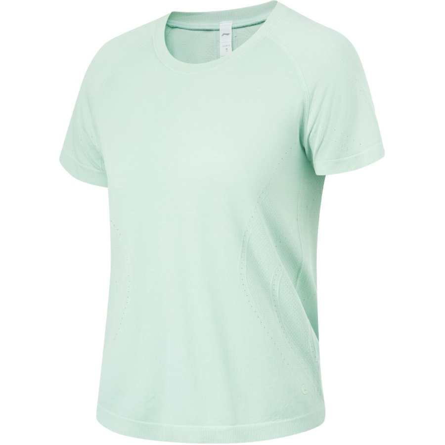Li-Ning Li Ning Fitness Series T Shirt Women's Ice Fat Green