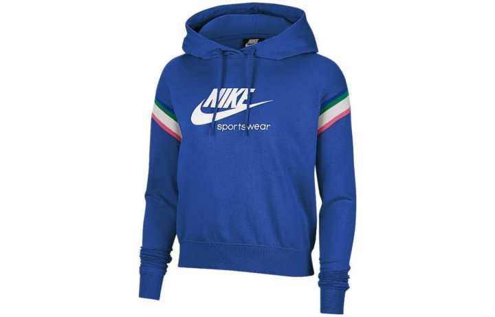 Nike Nike Sweatshirts Women's Blue Hooded Moderate