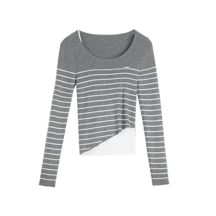 ELLE Knitwear Women's Light Gray