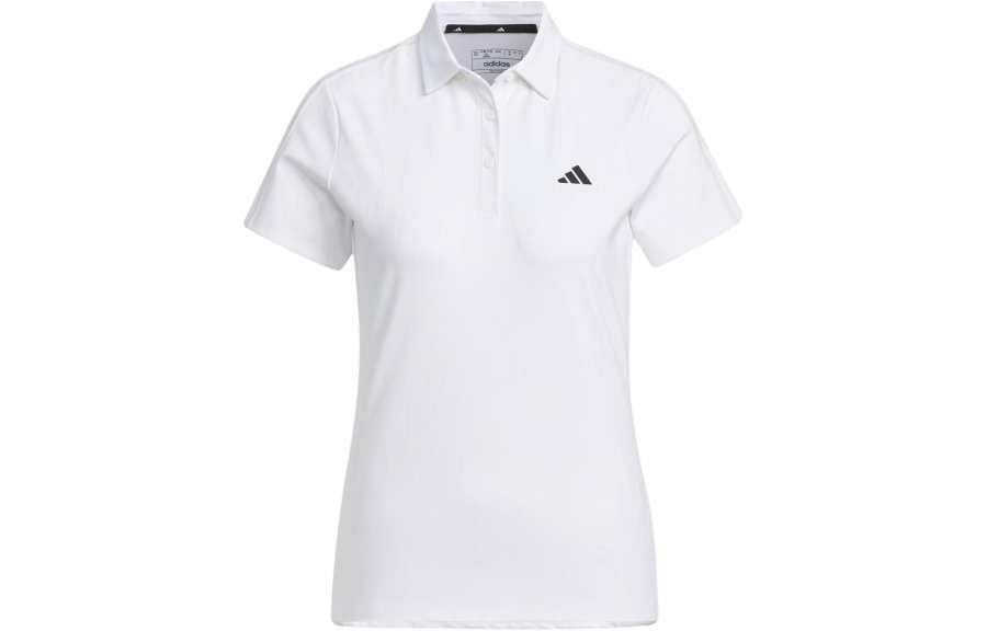 Adidas Adidas Heat.Rdy Debossed Polo Shirt Polo Shirt Women's White