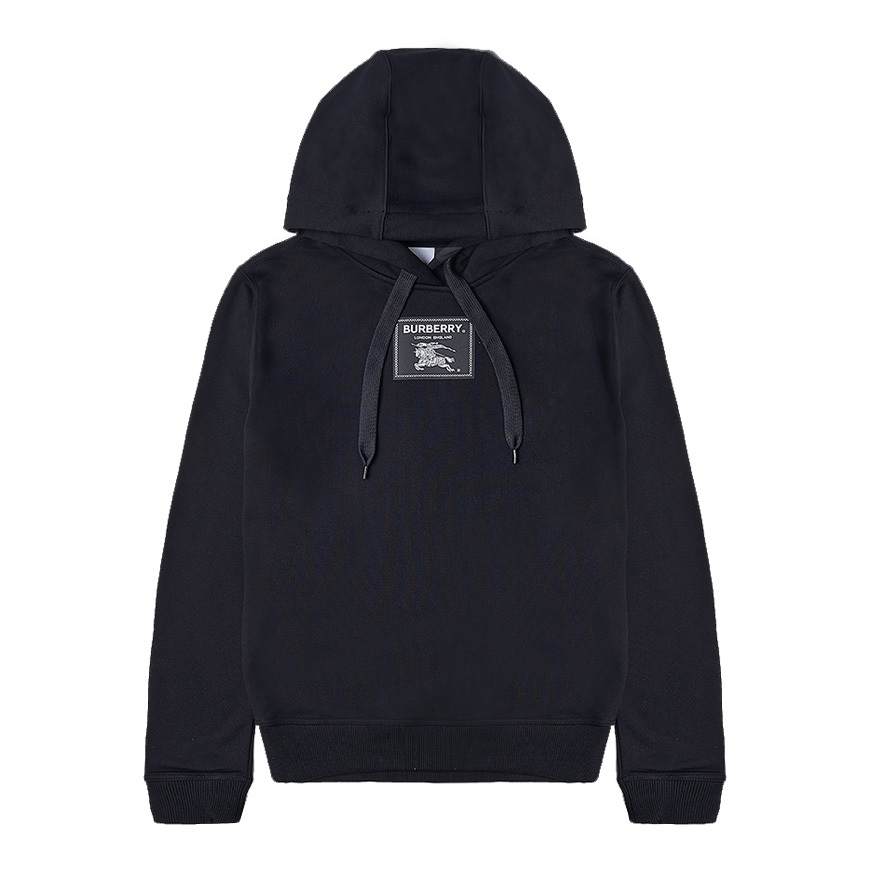 Burberry Prorsum Label Cotton Hoodie Black/Black