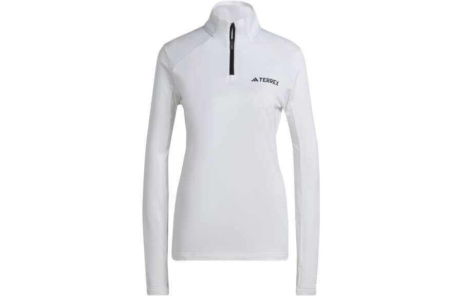 Adidas Adidas Terrex Multi 1/2 Zip Fleece Sweatshirt Jackets & Coats Women's White