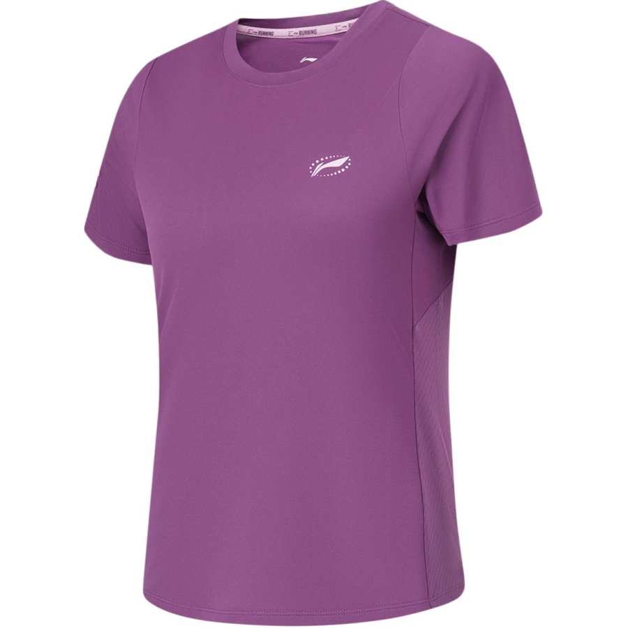 Li-Ning Li Ning Running Collection T Shirt Women's Dark Violet