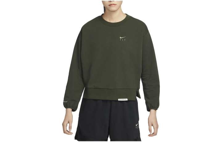 Nike Nike Sweatshirts Women's Green Crew Neck Moderate Regular
