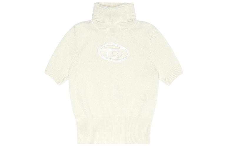 DIESEL DIESEL Logo Patch High Neck Sweater