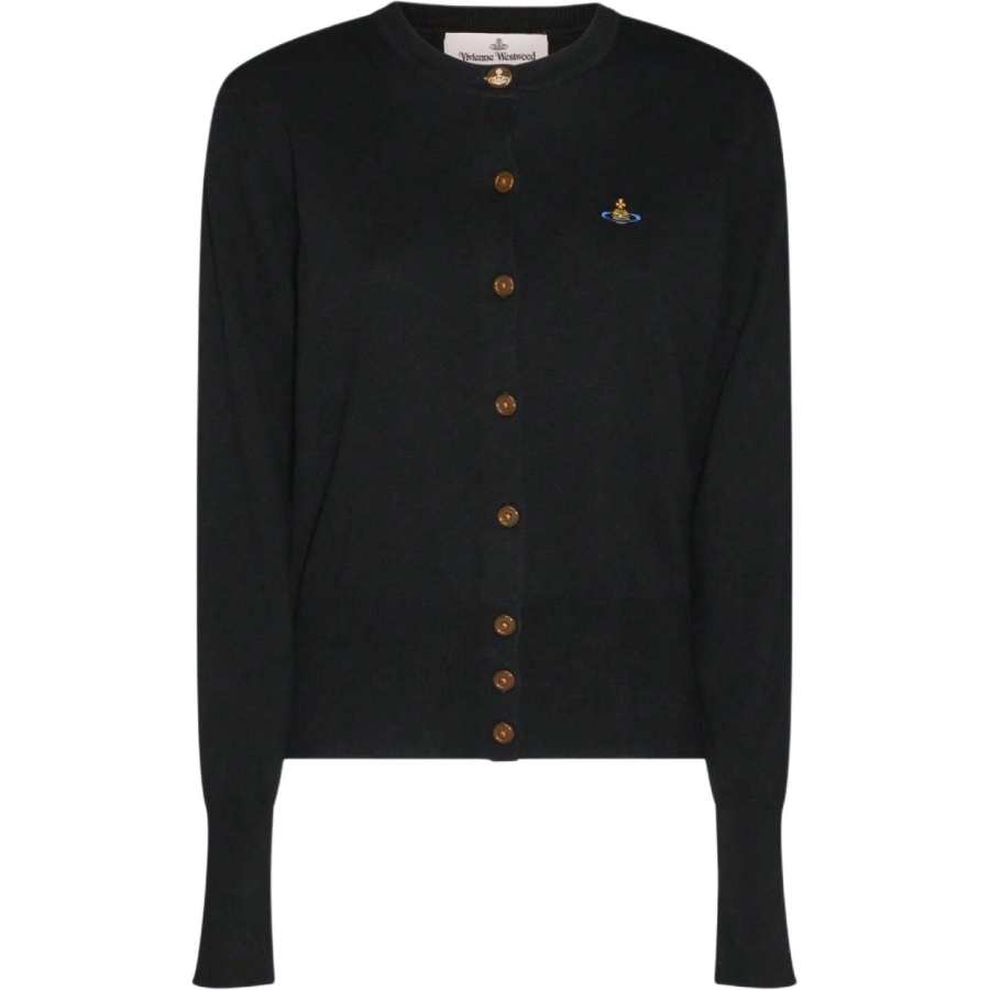 Vivienne Westwood Orb Embroidered Knitted Cardigan
